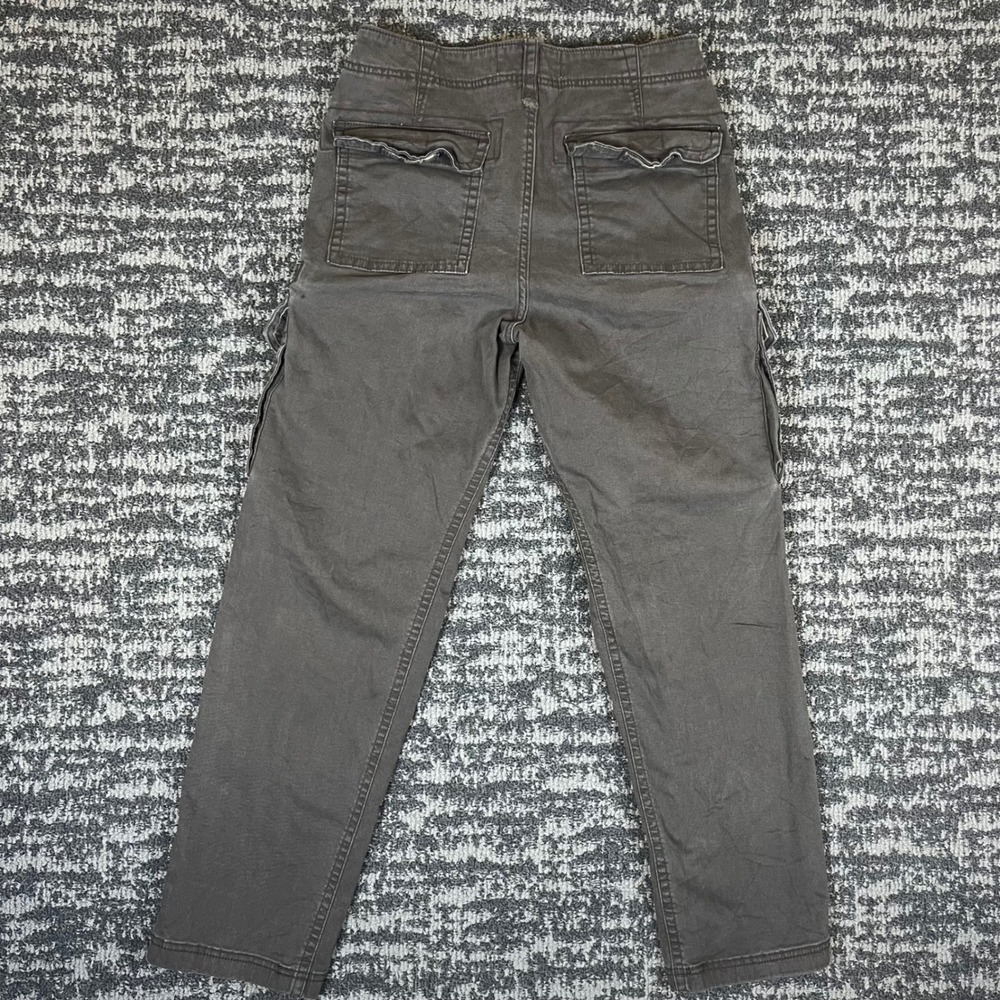 Hollister Mens Loose Fit Cargo Pants Charcoal Grey 30x32 Utility Workwear - Picture 2 of 8
